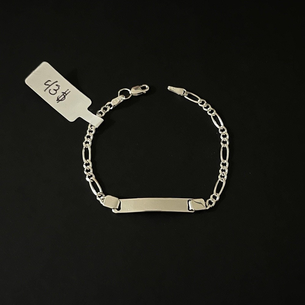 Esclava Para Niño De Plata 925 Con Diseño‎ Fígaro